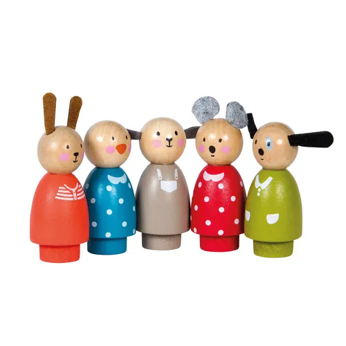 Produktbild Moulin Roty Figuren IN Holz Die Groß Familie Sylvain