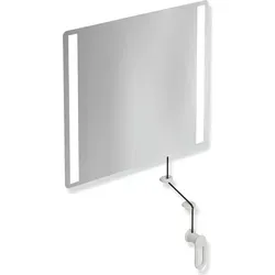 HEWI Kippspiegel „Serie 801“ 60 × 54 cm in Lichtgrau von HEWI