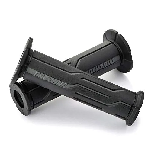 DAYTONA 88769 Motorrad Griffgummi Set GGD-LINE, 7/8“ (22,2mm), 125mm, offenes Ende, grau