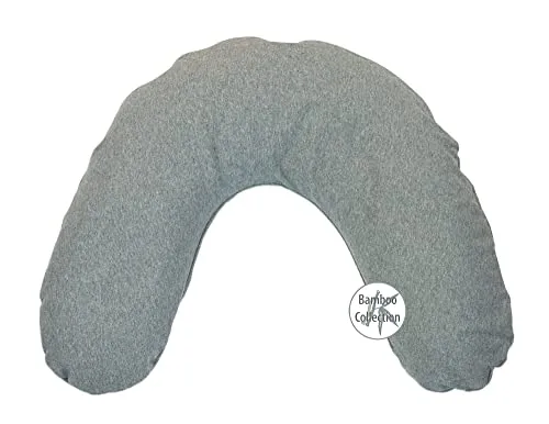 Theraline Reise Nackenkissen mittel - Kissen für Reisen und Zuhause, ergonomisch und anpassbar durch Mikroperlen, ideal zur Vorbeugung von Nackenbeschwerden.