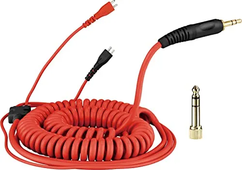 Zomo Spiralkabel DeLuxe für Sennheiser HD 25-3,5m - rot