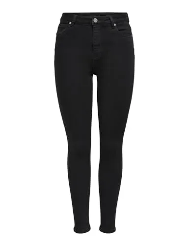 ONLMILA HW SK ANK DNM BJ380 NOOS - ONLY Damen Skinny Fit Jeans - Jeans für Damen von ONLY, gefertigt aus High-Performance Stoffen für höchsten Wohlfühl-Komfort. Mit praktischen Taschen und einer figurschmeichelnden Passform.