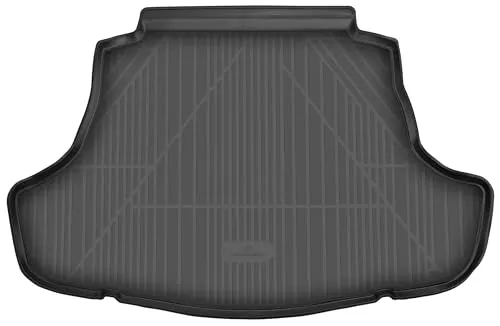 WALSER XTR Kofferraumwanne für Toyota Camry 06/2017-Heute, 100% passgenaue Antirutschmatte Auto, Gummimatte Auto, Kofferraum Schutzmatte, Anti Rutsch Matte Gummi, Auto Gummimatten
