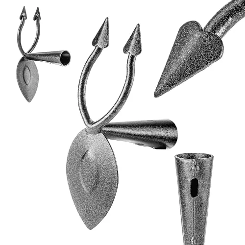 KADAX Doppelhacke aus Karbonstahl, Kombihacke zum Lüften und Lockern des Bodens, Gartenzubehör zum Auflockern und Jäten, Gartengerät ohne Stiel