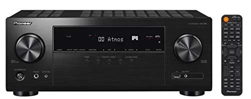 Pioneer VSX-934 7.2-Kanal Netzwerk AV Receiver - HiFi-Receiver mit 7x160 Watt Leistung, Dolby Atmos für beeindruckenden Surround-Sound und vielseitiger HDMI-Konnektivität.