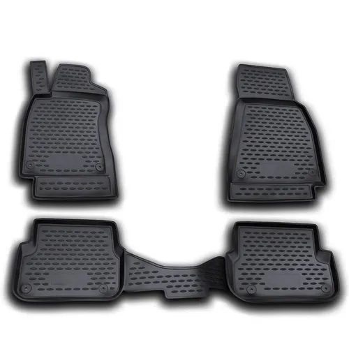 Element Passgenaue Fußmatten für Audi A6 C6 (2004-2011) - 4 TLG. - Hochwertige Fußmatten für Audi A6 C6, Typ 4F, 2004-2011. 100% Allwetterschutz, geruchsneutral und rutschfest. Perfekte Passform für optimalen Schutz des Fahrzeuginnenraums.