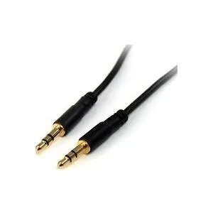 StarTech.com 90cm 3,5mm Klinken Stereo Audiokabel - St/St - Audiokabel - Stereo Mini-Klinkenstecker männlich zu Stereo Mini-Klinkenstecker männlich - 91cm - Schwarz - für P/N: RKCOND17HD, SV231DPU34K, SV431DPDDUA2, SV431DPUA2, USBC2VGCAPRO, UVCHDCAP (MU3MMS)