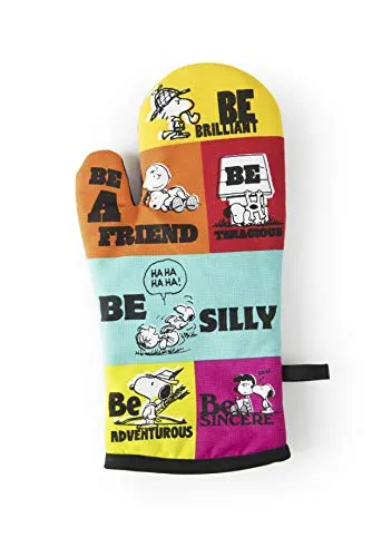 Excelsa Peanuts Ofenhandschuh, Mehrfarbig, 18 x 32 cm
