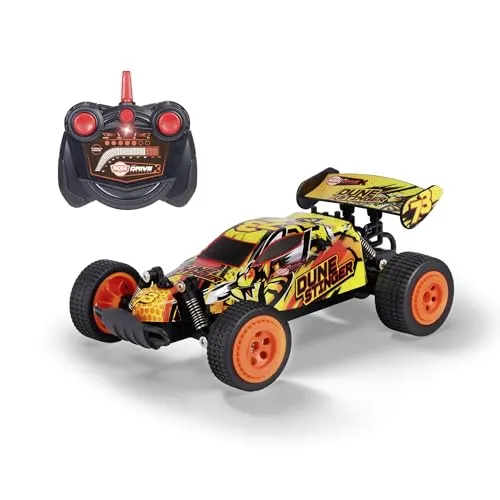 Dickie Toys RC-Auto Dune Stinger RTR - Bunt, 2-Kanal Funkfernsteuerung, bis 12 km/h, ideal für Kinder ab 6 Jahren