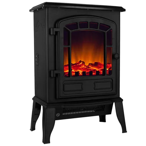 Kamin Elektro Heizer Yh20 - 2.000 W, regelbare Heizleistung und täuschend echte Flammenillusion für gemütliche Atmosphäre