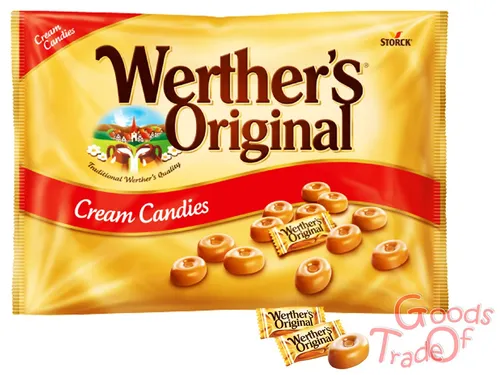 Werther's Original Sahnebonbons 1000g - Süßes & Knabbereien: Klassische Sahnebonbons mit unwiderstehlichem Karamellgeschmack, ideal für Genussmomente unterwegs oder zu Hause.