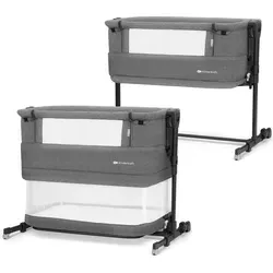Kinderkraft Beistellbett NESTE GROW dark gray