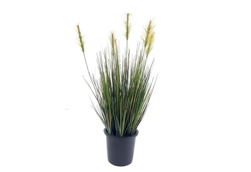 Kunstgras Gräser im Topf Gras, Emerald, Höhe 45 cm, im Topf, Grün, Motiv: Gras, Höhe: 45cm