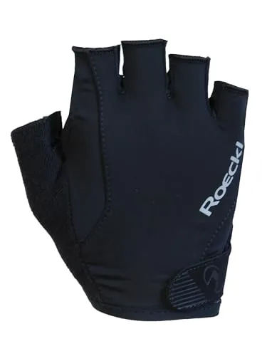 Roeckl Sports Basel Radhandschuhe in Schwarz (Größe 7,0) - Hochwertige Radhandschuhe für Herren & Unisex mit ergonomischer FLEX-FOAM Polsterung und rutschfestem Grip, ideal für komfortable Fahrten und optimale Kontrolle.