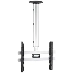 VCM my media TV-Deckenhalterung CM 4 silber - TV-Halterungen für platzsparende Deckenmontage, neigbar, drehbar und höhenverstellbar für den perfekten Blickwinkel.