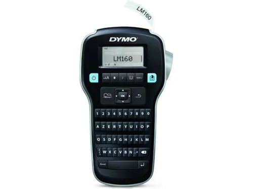 Dymo LabelManager LM 160 Etikettendrucker - Elektronisches Etikettenbeschriftungsgerät mit QWERTZ-Tastatur, 6 Schriftgrößen und 228 Symbolen für kreative Etiketten. Ideal für Zuhause und Büro.