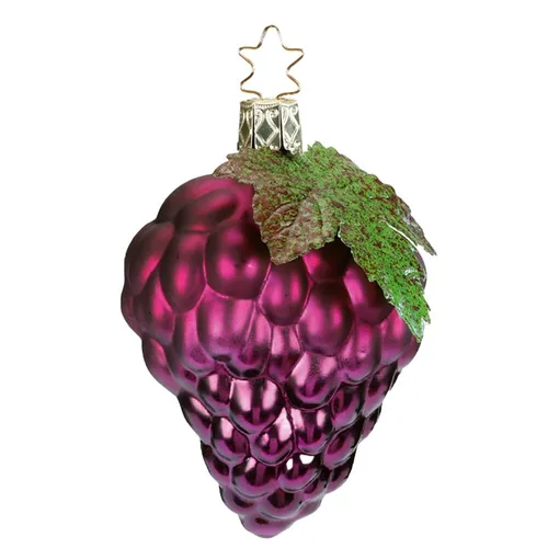Weintrauben 8,5cm Inge-Glas® Manufaktur Weihnachtsschmuck in lila von Inge Glas® Manufaktur