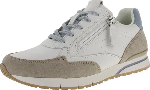 Gabor FLORENZ Keilsneaker – Sportliche Freizeitschuhe in Blau/Weiß - Modische Keilsneaker in Größe 38 mit herausnehmbarer Innensohle. Ideal für jeden Tag, kombiniert Komfort mit einem sportlichen Look dank Kontrastbesätzen und hochwertigem Obermaterial.