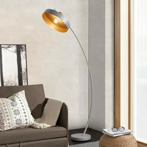 lux.pro Stehleuchte Stafford - Elegante Bogenlampe für modernes Wohnen - Standleuchten & Deckenfluter: Diese 1-flammige Stehleuchte vereint stilvolles Design und Funktionalität, ideal für Wohnzimmer, Schlafzimmer oder Büro.