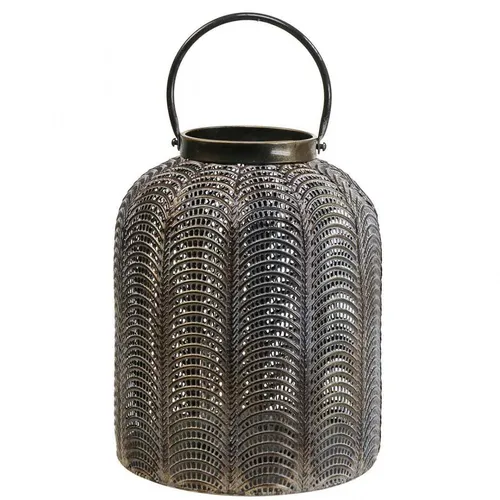 Vintage-Kerzenhalter Laterne aus Metall, Dekoratives Windlicht Hängend - Laternen & Windlichter, stilvolles Design und perfekte Atmosphäre für Innen- und Außenbereiche