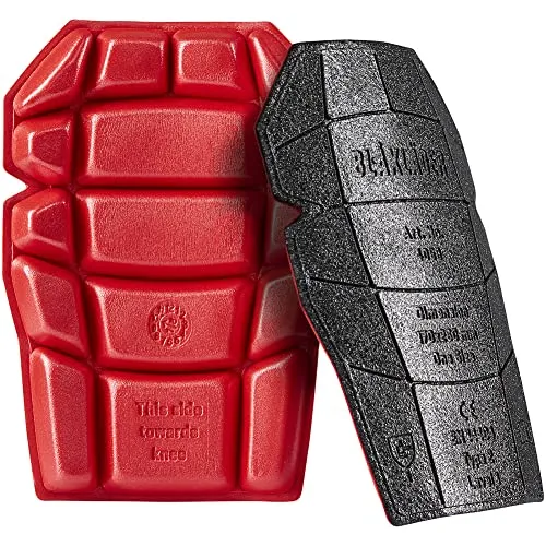Blakläder Kniepolster 4058 in Schwarz/Rot - Einheitsgröße - Arbeits- & Schutzkleidung: Professionelle Kniepolster aus EVA für Handwerker, bieten Komfort und effektiven Schutz auf Baustellen oder im Garten.