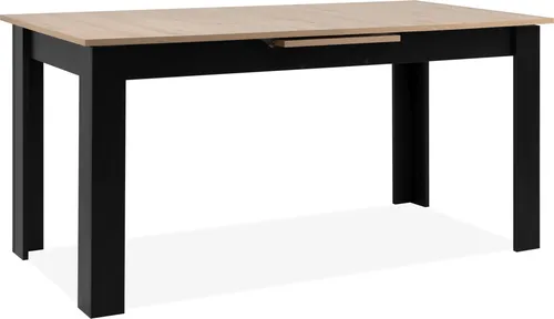 Mid.you Esstisch ausziehbar, Schwarz & Eiche Artisan - Moderner Esstisch (ausziehbar) in Eiche und Schwarz, ideal für gesellige Abende. Mit praktischem Liftauszugsystem für bis zu 200 cm Länge – perfekt für jede Gästeanzahl!