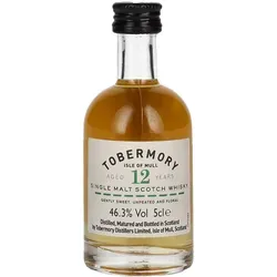 Tobermory 12 Years Old Single Malt Scotch Whisky 46,3% Vol. 0,05l
