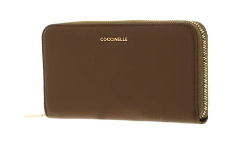 COCCINELLE Geldbörse Metallic Soft, aus echtem Rindsleder von Coccinelle