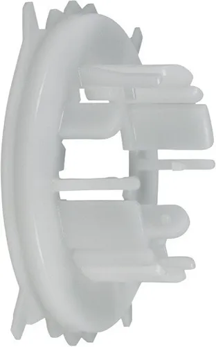easyPART passend für 00153511 BOSCH Knebelunterteil Rastring Drehknopfinnenteil Siemens 153511 Knebelaufnahme Knebelring Küchengerät Drehschalte... - Weiß