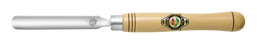 Kirschen Drechslerbeitel 20 mm - Schnitzmesser mit 20 mm Klinge, ideal für präzise Drechselarbeiten und ergonomisches Arbeiten dank langem Weißbuchenheft.