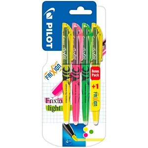 PILOT FriXion light Textmarker farbsortiert, 4 St. von PILOT