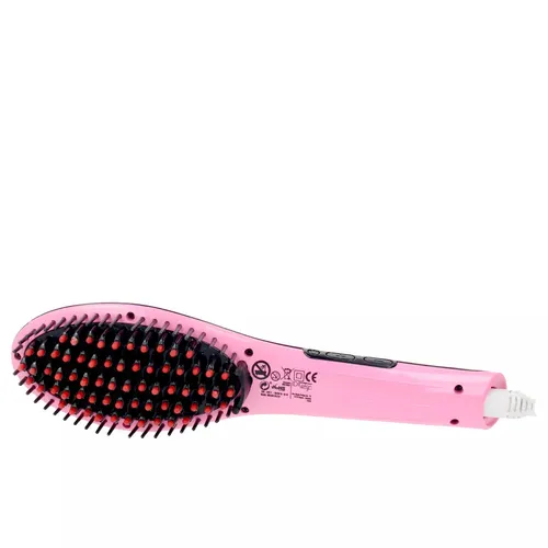 Iditalian Ceramic Infrared Professional Brush 50W - Heißluftbürste in Rosa, für glänzendes und gesundes Haarstyling