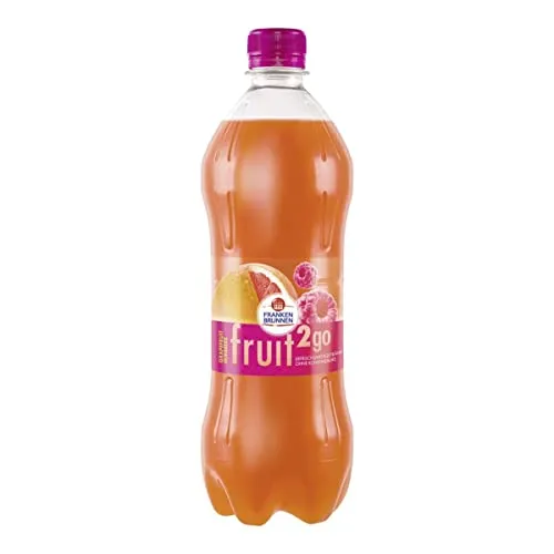 Franken Brunnen fruit2go Grapefruit-Himbeere Erfrischungsgetränk ohne Kohlensäure 6 x 0,75l (inkl. 1,50 € Pfand)