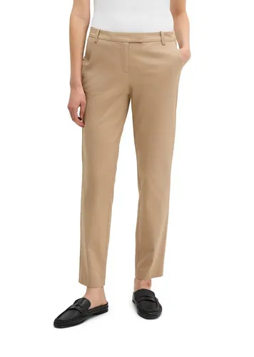 Marc O'Polo Damen Business Casual Pants, Braun, 46W EU - Damen-Hosen: Klassische Chino mit Slim Fit für sportliche Eleganz und idealen Tragekomfort dank Stretch-Anteil – perfekt für Büro und Alltag.