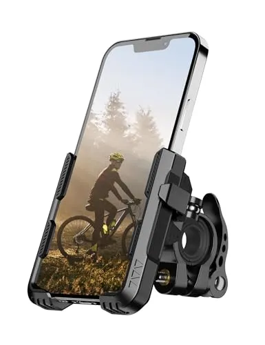 Eowihor Handyhalterung Fahrrad, Universal Handyhalter Motorrad mit 360° Drehbar Handy Fahrradhalterung für 4,0-7,0 Zoll Smartphone