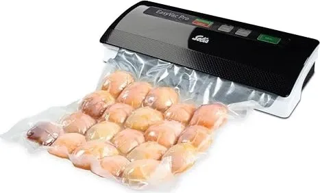 Solis Vac Pro 569 - Vakuumiergerät für Lebensmittel, verlängert Frische bis zu 4 Mal und ideal für trockene sowie feuchte Lebensmittel