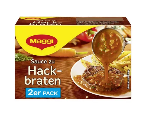 MAGGI Saucen, Maggi Sauce zu Hackbraten perfekt zu Fleischgerichten 2er für 2x 250ml