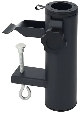 Stephans Möbelbörse Sonnenschirmständer, Sonnenschirmhalter Balkongeländer, Sonnenschirm Halterung Balkon für die Terrasse, Schirmständer Balkon für Veranstaltungen im Freien, Camping