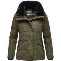 Navahoo Frostii Damen Winterjacke – leicht, kuschelig & stylish - Die Frostii Damenjacke von Navahoo vereint modernes Design mit praktischen Funktionen. Sie ist leicht gefüttert, bietet Komfort und kommt mit abnehmbarem Kunstfellkragen. Perfekt für kalte Tage, erhältlich in 8 Farben und Größen S–3XL.