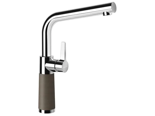 SCHOCK Küchenarmatur SC-540 Bronze – Hochdruck Armatur mit Festauslauf - Armaturen: Hochwertige Küchenarmatur in Bronze mit 360° schwenkbarem Auslauf und flexiblen Anschlüssen. Perfekte Ergänzung für moderne Spülen.