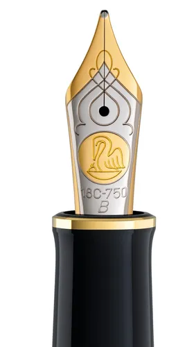 Pelikan M800 / 900/910 B Breite Füllfederhalternadel in gold von Pelikan