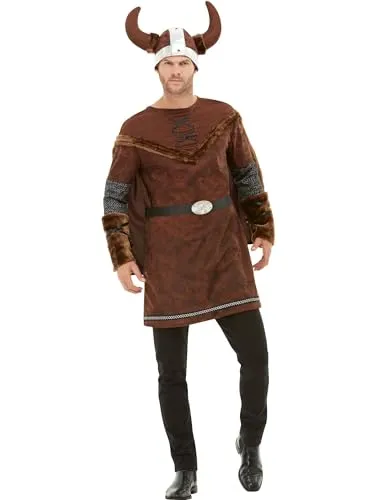 Produktbild Smiffys Deluxe Wikinger Barbarenkostüm, Braun