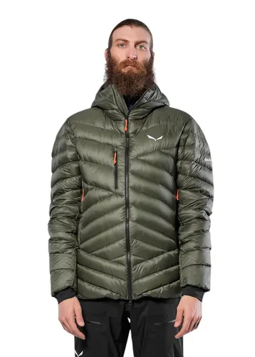 Salewa Daunenjacke Ortles Medium 3 RDS - Herrenjacke in M, grün - Herren Daunenjacke für alpine Abenteuer, warm, wasser- und windabweisend, komprimierbar und mit 90:10 Entendaunen-Füllung für optimale Isolation.
