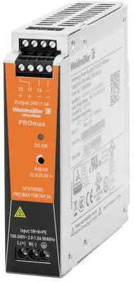 Weidmüller Hutschienen-Netzteil DIN-Rail 1469470000 - Zuverlässige Stromversorgung für industrielle Anwendungen, kompakt und effizient