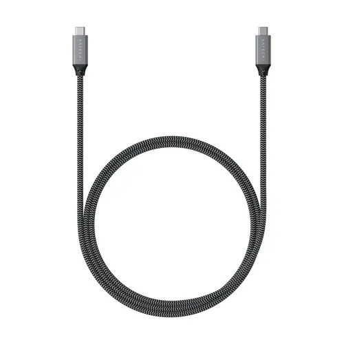 SATECHI USB-C auf USB-C Kabel 100W - USB-Kabel für schnelle 8K Videoausgabe und 100W Ladeleistung, ideal für MacBook und iPhone 16/15, bietet bis zu 40Gbps Datenübertragung für effizientes Arbeiten.