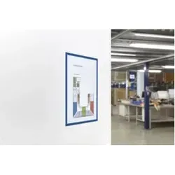 Magnetoplan magnetofix-Magnetrahmen, 5 Stück, A5, blau in blau von magnetoplan