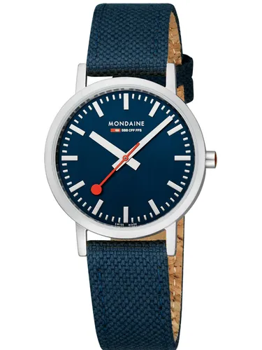 Mondaine A660.30314.40SBD Classic Armbanduhr 36mm 3ATM - Armbanduhren mit modernem Design, Swiss Made Uhrwerk und wasserdicht bis 3ATM – ideal für stilbewusste Damen und Herren.