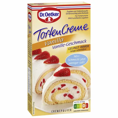 Dr. Oetker Tortencreme Vanilla 2er Pack (2x140g)