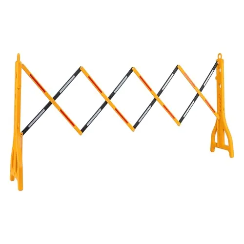 Wiltec Ausziehbares Absperrgitter 250 cm aus Kunststoff von Wiltec