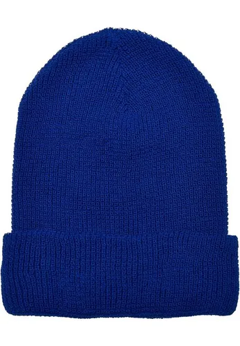 Flexfit Beanie Waffle Knit in Royalblau - Stylische Waffle Knit Beanie aus 100% recyceltem Polyester. Ideal für kalte Tage und vielseitig kombinierbar. Einheitsgröße für perfekten Sitz.